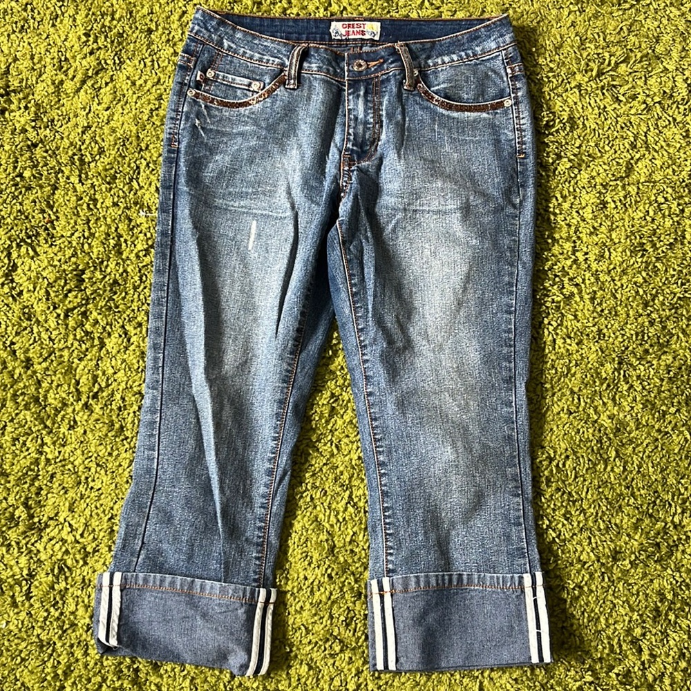 cropped jeans